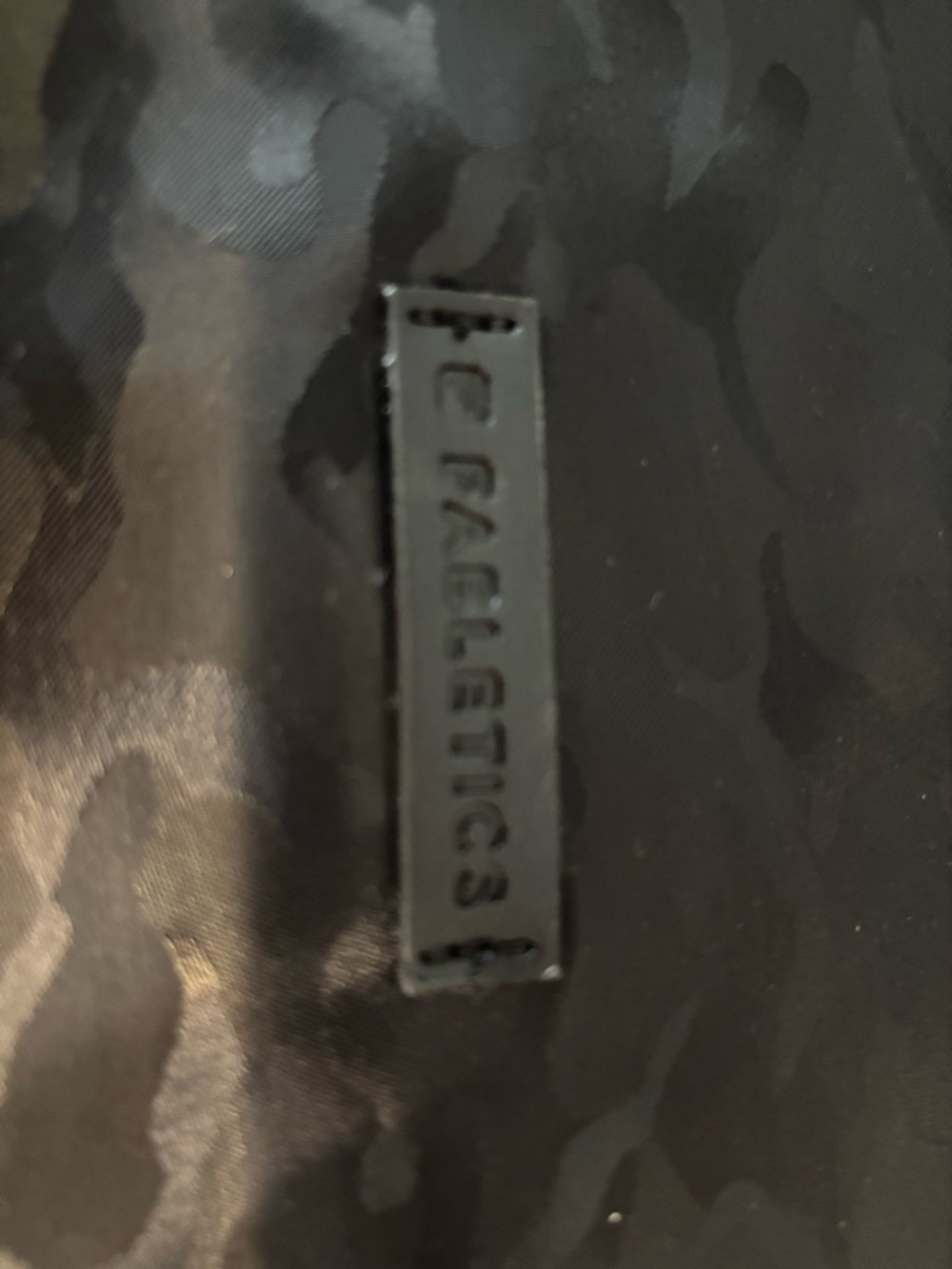 Fabletics Downtown Black Camouflage Nylon Backpack - Picture 4 of 9